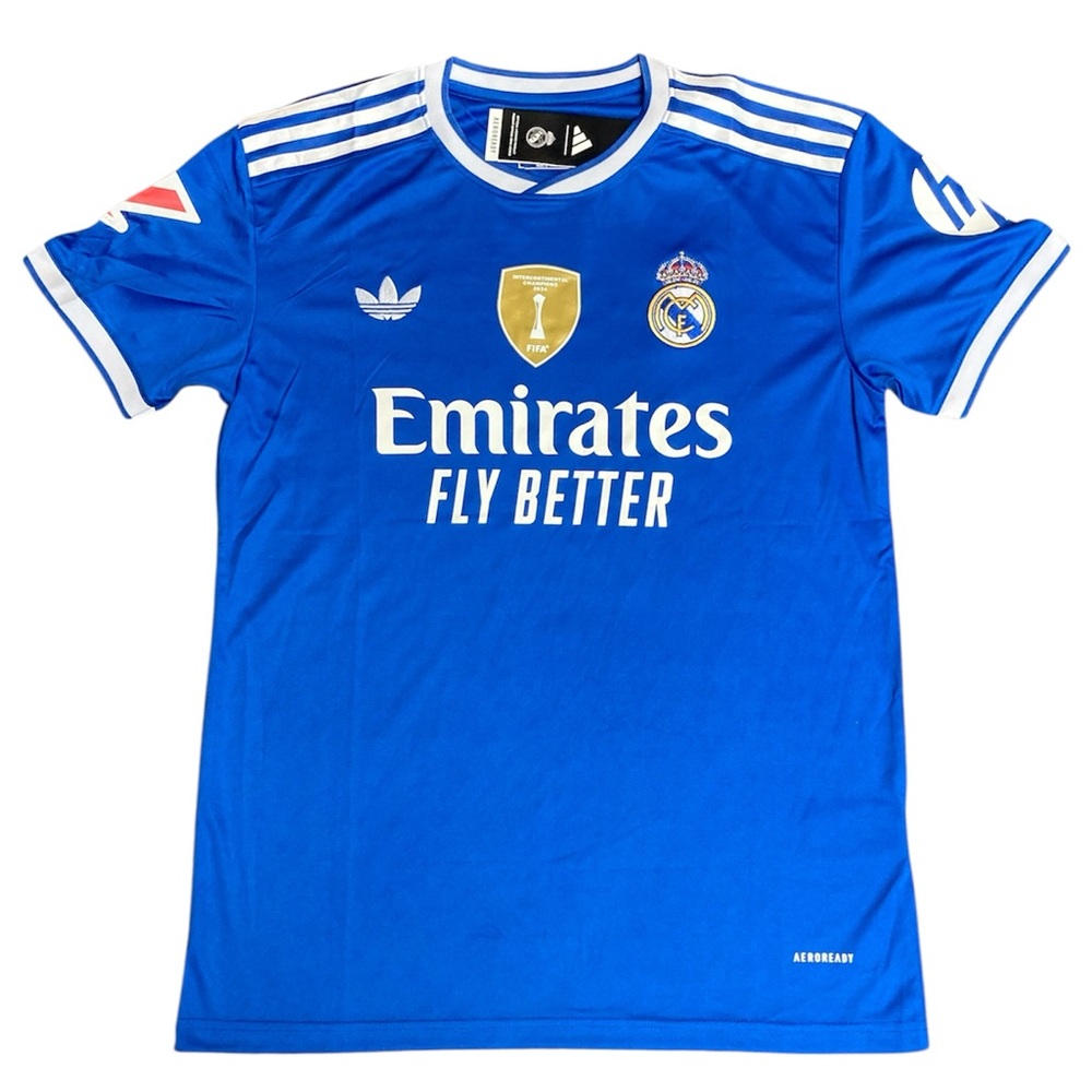 25/26 real madrid la liga patch third kit soccer football jersey. New with tags